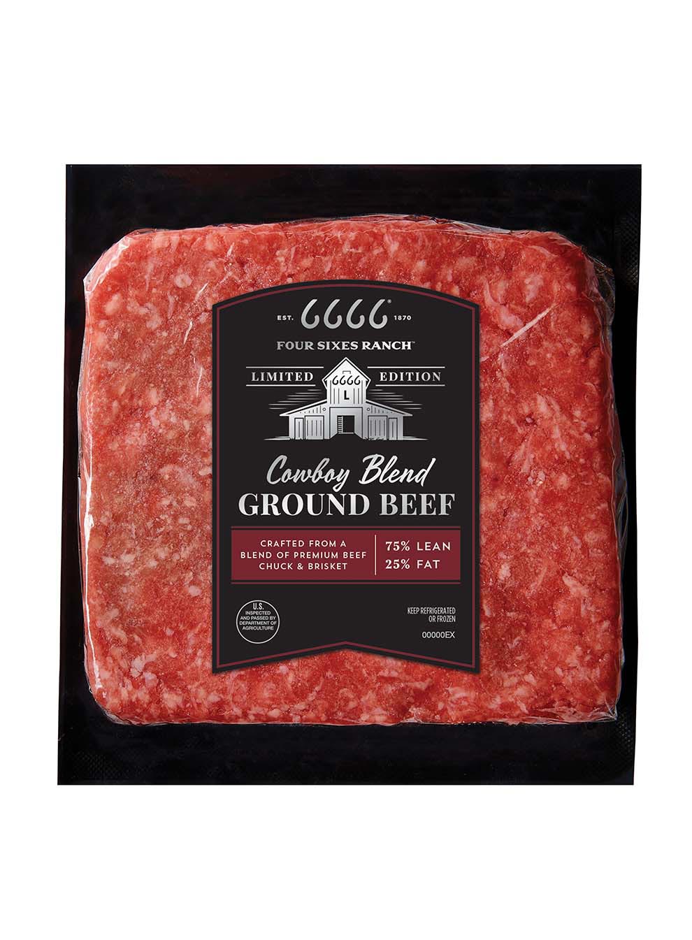 Buy Cowboy Blend Ground Beef Online | Four Sixes® Ranch Brand Beef