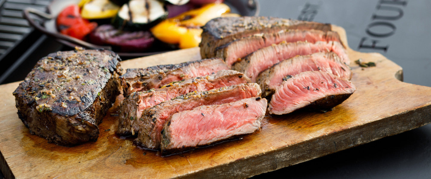 sliced ribeye steaks