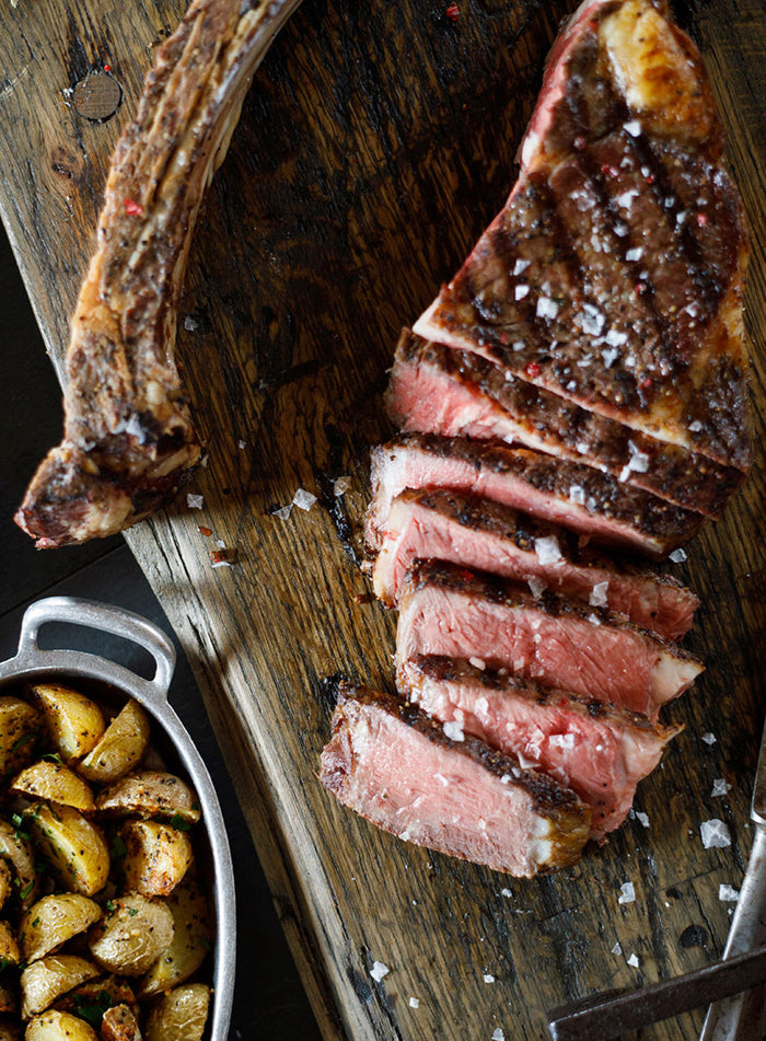 Buy Reserve Bone-In Tomahawk Steak Online | Four Sixes® Ranch Brand Beef